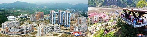 평양과 지방의 북한판 '뉴타운' 선전