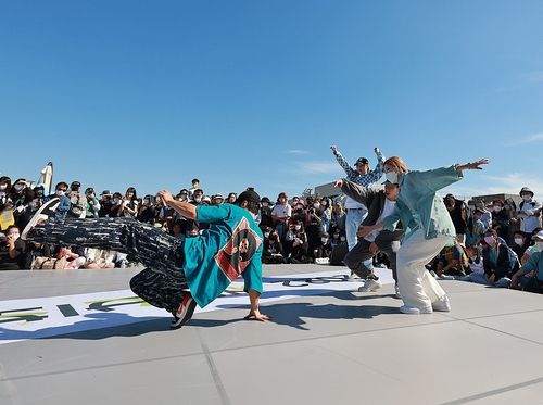 2022 비보이페스티벌에서 진행된 4대4 댄스 배틀