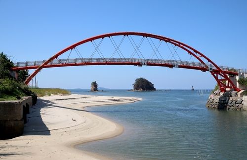 태안 안면도 방포항 꽃 다리