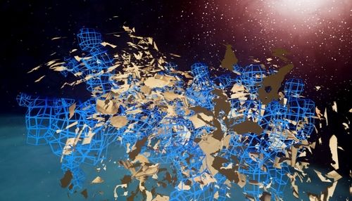 권하윤 '영원한 움직임- 이상한 행렬' 이미지, 2023, VR 설치, 10m×8m×3m ⓒ유찬울[삼성문화재단 제공. 재판매 및 DB 금지]