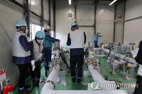 후쿠시마 제1원전 현장 시찰하는 전문가 시찰단