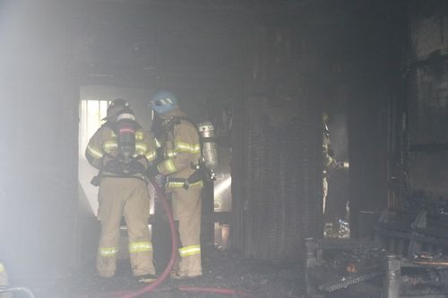 30일 오후 제주시 건입동 주택 화재