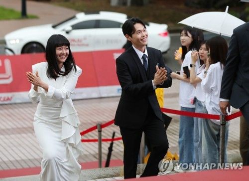 전주국제영화 폐막식 레드카펫