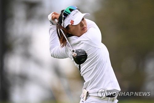 고진영의 경기 모습