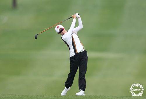 김효주의 페어웨이우드 샷.