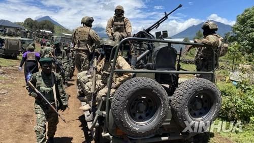 민주콩고에 파병된 동아프리카공동체(EAC) 병력