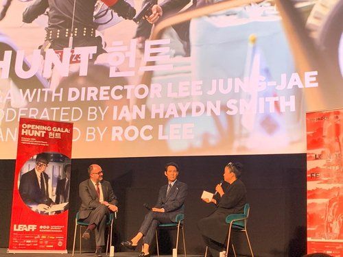연출작 '헌트' 감독과의 대화하는 이정재