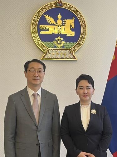 김건 외교부 한반도평화교섭본부장과 몽골 외교장관
