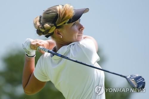 하틀리지의 티샷.