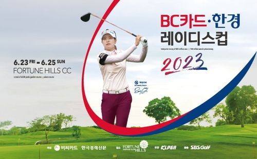 BC카드·한경 레이디스컵 포스터