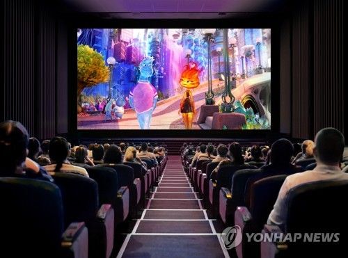 삼성전자, 시네마 LED 스크린 오닉스로 영화 엘리멘탈 감상
