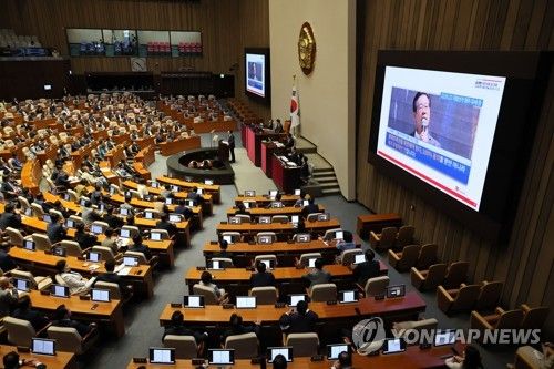 교섭단체 대표연설 하는 김기현