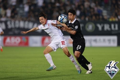 24일 부천과 성남의 경기 모습. 