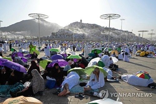 폭염 속 메카 성지순례