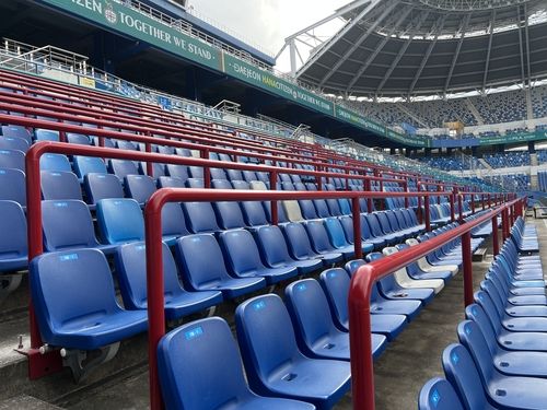 확장된 대전월드컵경기장 S구역 스탠딩석