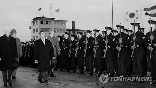 1964년 서독 방문한 박정희 전 대통령