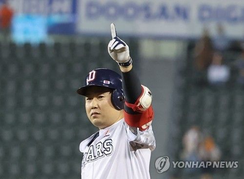 양의지 동점 적시타