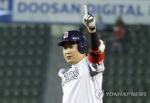 양의지, '동점이야!'