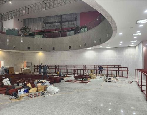 공사에 한창인 킨텍스 내 PBA 전용 경기장