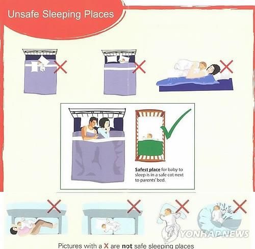 '영아 돌연사' 예방 올바른 수면자세 