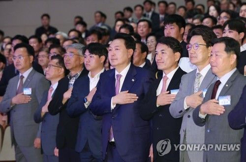 강원특별자치도 출범 기념식 참석한 윤석열 대통령