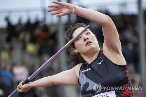 여자 창던지기 기타구치 하루카