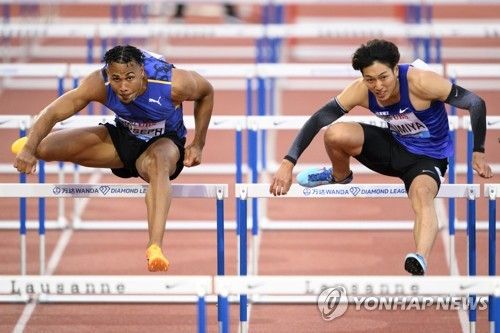 이즈미야, 로잔 다이아몬드리그 남자 110ｍ 허들 우승