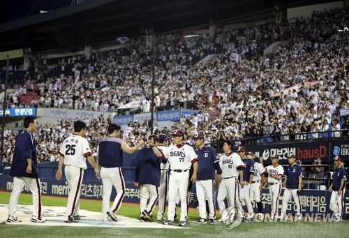 두산, 8연승 행진