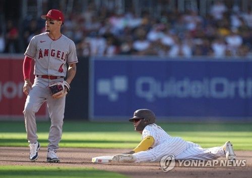 전반기에 도루 16개로 팀 내 1위 달린 김하성 
