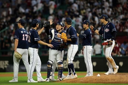 연승을 이어가는 두산 베어스