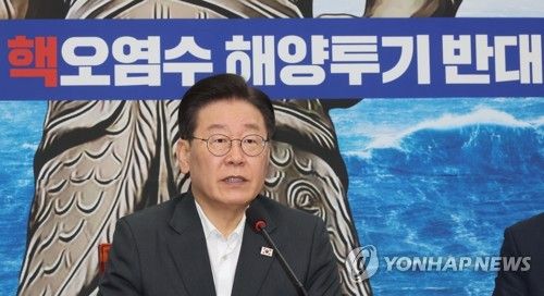 발언하는 이재명 대표