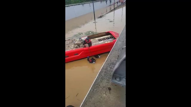 청주 궁평지하차도 구조·수색작업 