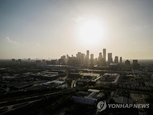 미국 텍사스 휴스턴의 도시 전경