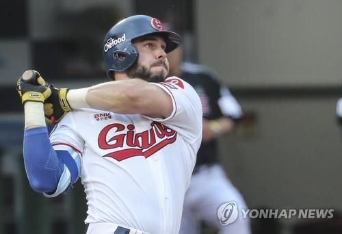 방출된 롯데 외국인 타자 잭 렉스