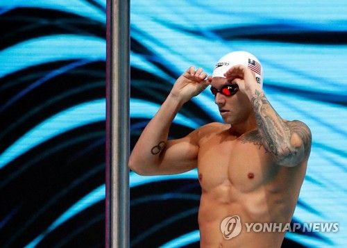 미국 수영스타 케일럽 드레슬