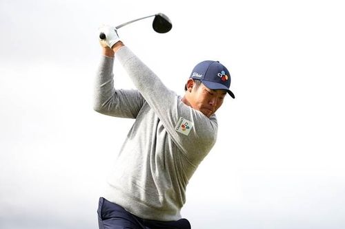 디오픈을 앞두고 연습하는 안병훈.