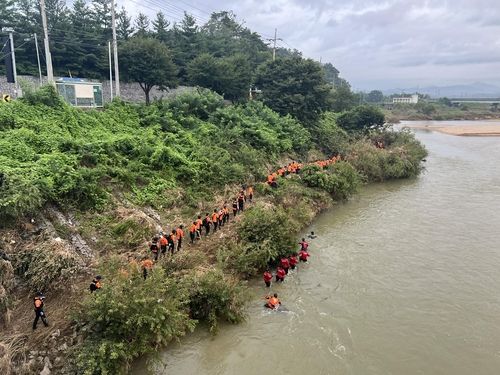 예천 실종자 수색 9일째