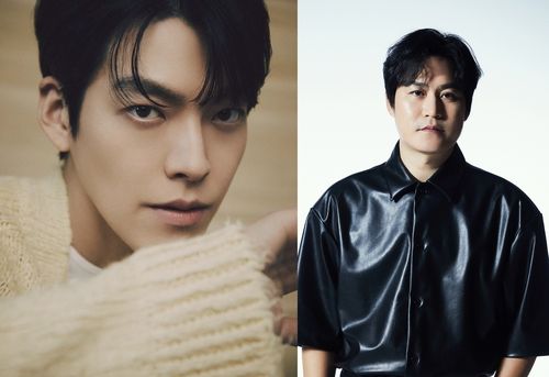 영화 '무도실무관' 주연 배우 김우빈(좌), 김성균