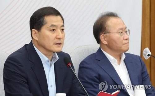 발언하는 박대출 정책위의장