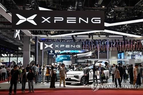 상하이엑스포에 전시된 샤오펑 차량