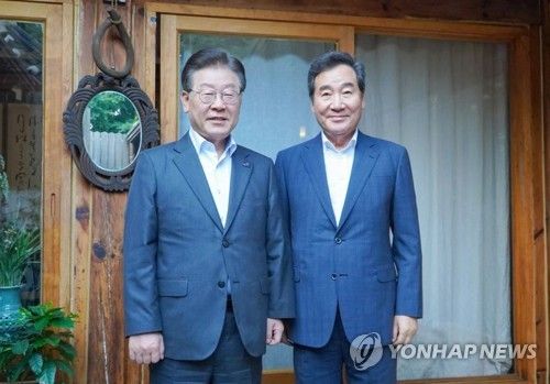 이재명·이낙연 만찬 회동