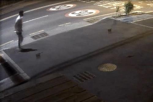 쓰레기에 불 지르고 달아난 방화범