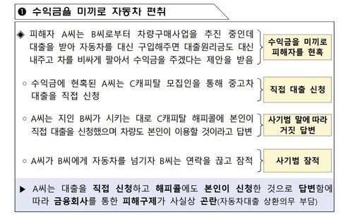자동차 금융 편치 사기 사례