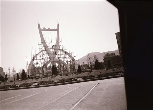 1970년 부산 서면 부산탑 모습 