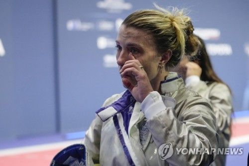 한국과의 3·4위전에서 패하자 눈물 보이는 하를란