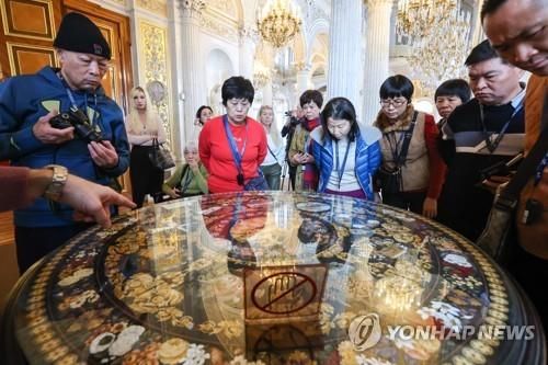 러시아 찾은 중국 관광객