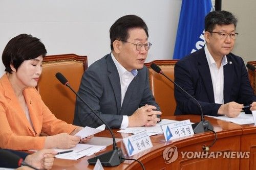 발언하는 이재명 대표