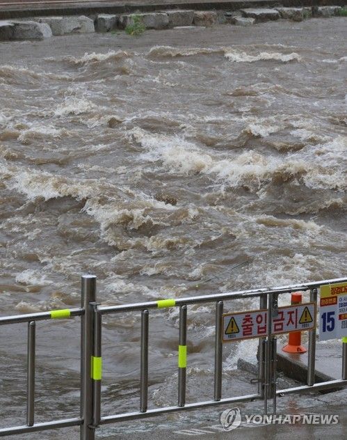 실종 사고 후 강화된 팔거천 출입 통제