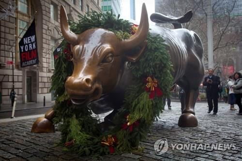 미국 뉴욕 월가의 황소상