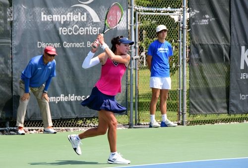 장수정의 랜디스빌 대회 경기 모습. 